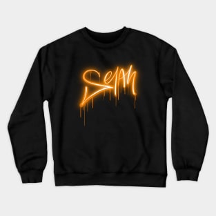 Selah - Orange Neon - Christian Tee Crewneck Sweatshirt